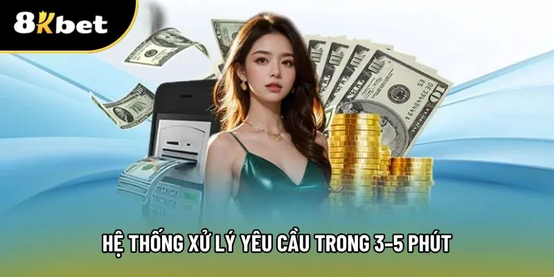 Xử lý yêu cầu nạp tiền của khách hàng tối đa 3 phút