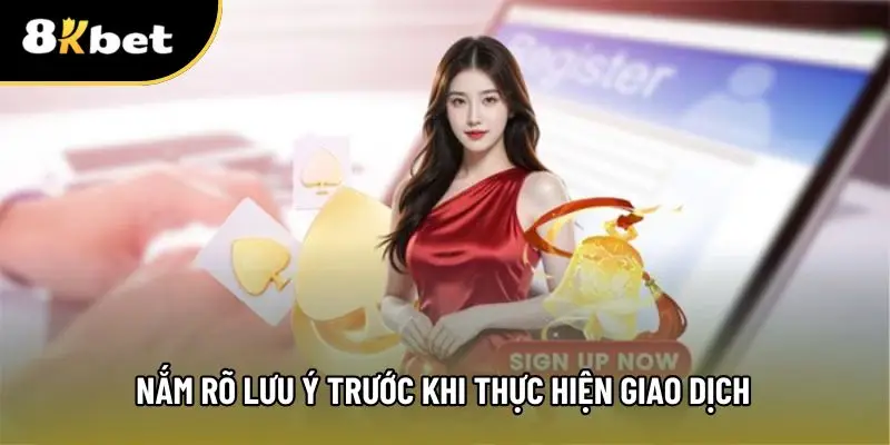 Lưu ý thao tác thực hiện giao dịch để an toàn